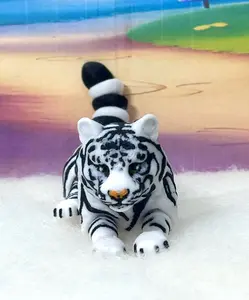 Wesctcoast3d Articulated White Tiger 3D Printed Sensory Fidget Toy 6.5 Inches Executive Desk Toy AT001-WT Decor Magical