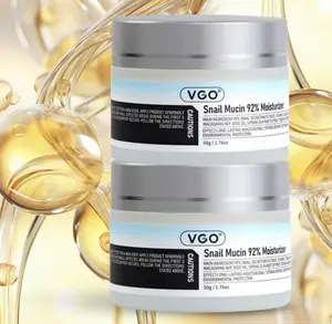 VGO Snail Mucin 92% Gel Cream 50g Daily Face Moisturizer for Dry Sensitive Skin Hydrating Lightweight Formula with 92% Snail Mucin for Deep Hydration and Skin Repair