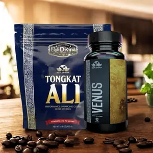 Café Divina Tongkat Ali Performance Enhancing Coffee Infused with Venus 30 Sachets 25g per Serving for Daily Energy