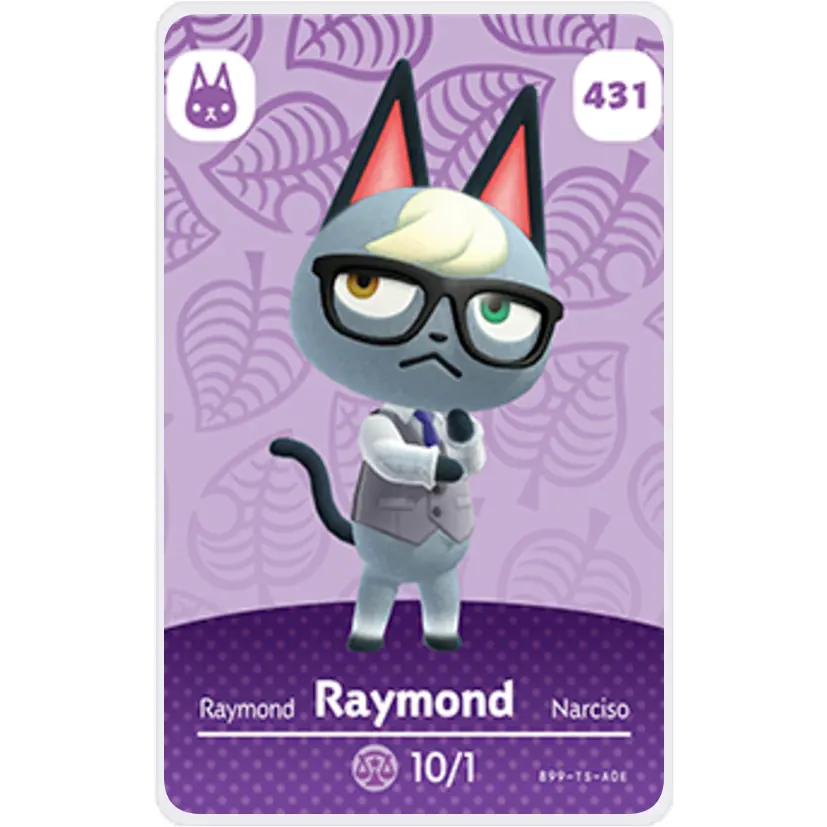 Raymond - Villager NFC Card for Animal Crossing New Horizons Amiibo