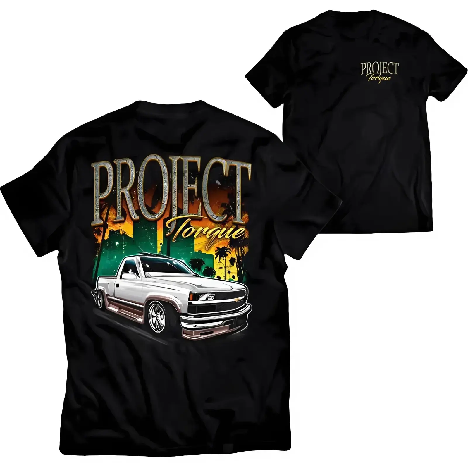 Project Torque T-Shirt, Custom Car Graphic, Project Build Graphic for Truck Enthusiasts, Torque & Power Tuning Performance Tee, Gift for Car Lovers & Gearheads