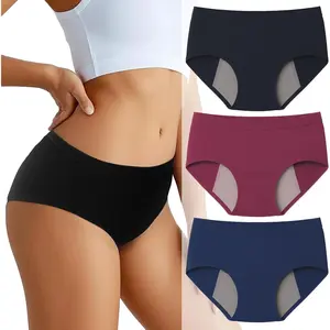 Incontinence Underwear for Women Washable Absorbent Cotton Panties Bladder Leak Protection for Women & Teens Comfortable Fit Womenswear Lingerie Valentine's Day Gift Everyday Suits Bridal