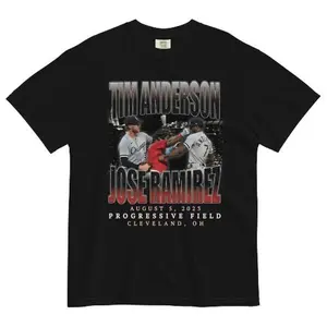 Tim Anderson vs Jose Ramirez Vintage T-Shirt – 2023 Fan Tee