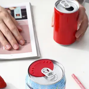 5pcs Random Color Can Cap, Soda Can Leakproof Dust Stopper, Soda Can Sealer, Beverage Can Lids, Drinkware Accessories