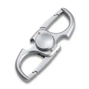 High-end metal pressure-relieving gyroscope, a three-in-one combination of bottle opener and keychain, a stress-relieving toy for relieving pressure in life, work and study