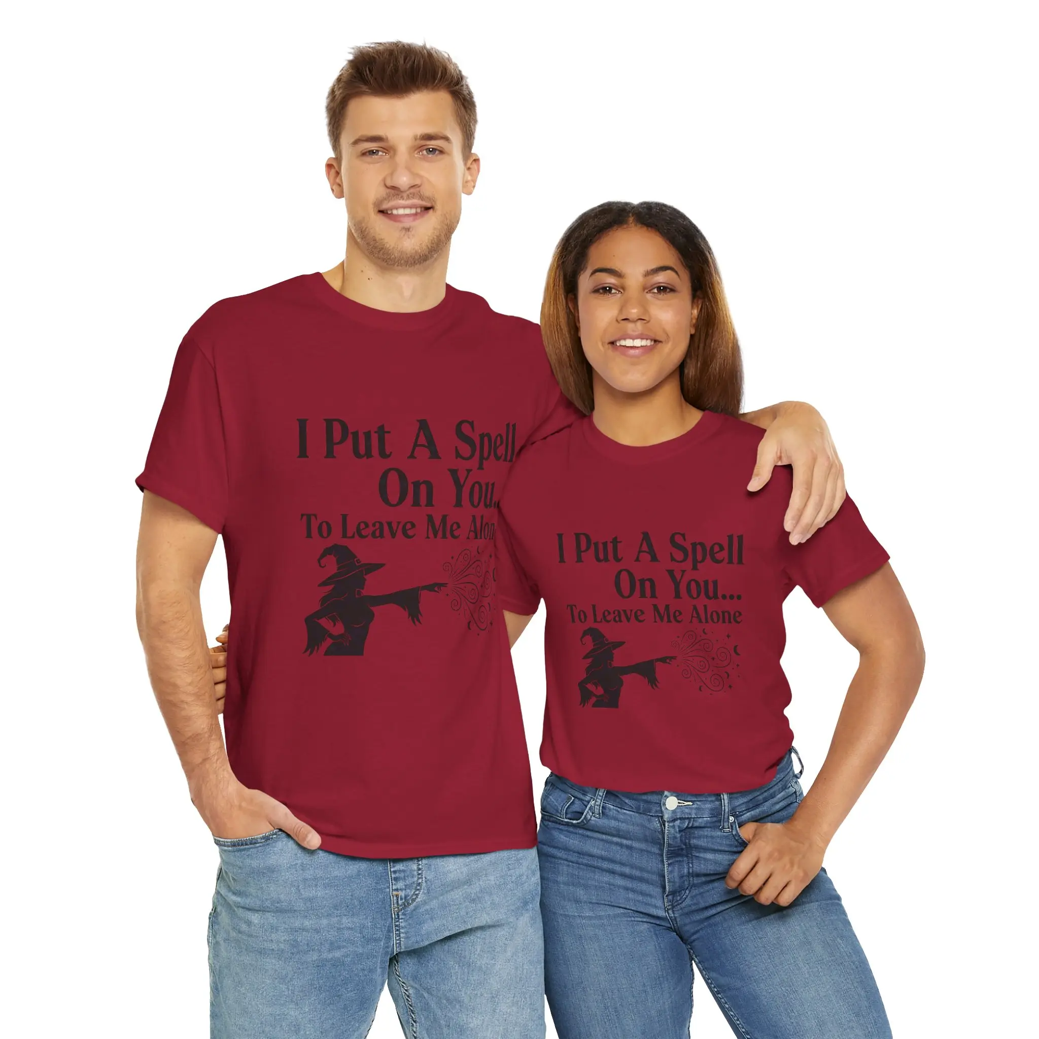 Halloween Tee: I Put A Spell On You, Witch Shirt, Magic T-Shirt, Halloween Costume, Spooky Top, Unisex Halloween Apparel