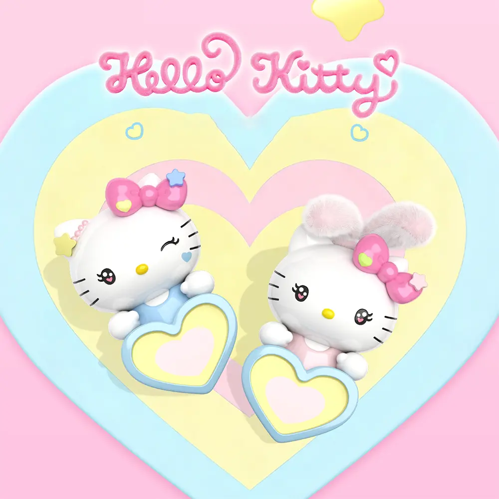 L Sanrio Hello Kitty “Sweetheart Energy Station” Series Cute Fun Bean Blind Box Collectibles Adorable Mini Figurines