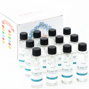 Kevinleo Essential Oils for Diffusers 12pcs 100ml Each 100% Pure Natural Aromatherapy Oil Set with Elegant Gift Box for Long Lasting Fragrance