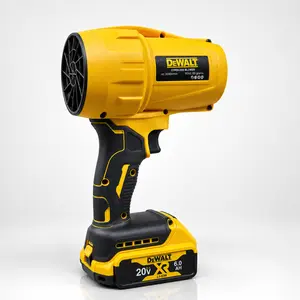 DEWALT 20V MAX Cordless Leaf Blower, Brushless Handheld Blower with 6.0Ah Battery & Charger, 30000RPM High Power for Car, Garage, Yard, Workshop Cleaning