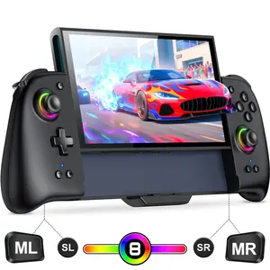 Switch 2 Controller, Wireless Switch Pro Controller with Drift-Free Hall Effect Joystick, One-Piece Joypad with Macro Programming, RGB Light, Turbo, and Ergonomic Handheld Design