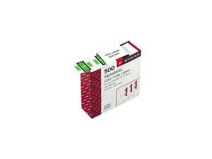 Smead 67083 A-Z Color-Coded Bar-Style End Tab Labels, Letter M, Light Green, 500/Roll