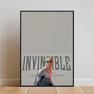 Invincible Art Print Unframed Poster Canvas A Must-Have for Fans, Ideal for Living Rooms, Dorms, and Collector’s Spaces