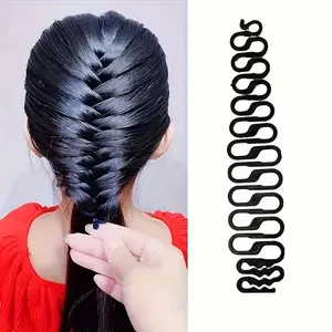 5-Piece Braiding Kit, Magic Hair Styling Tool, Fishbone Braid Accessories, Perfect for Ponytail Designs, Essential Hair Dressing Supplies