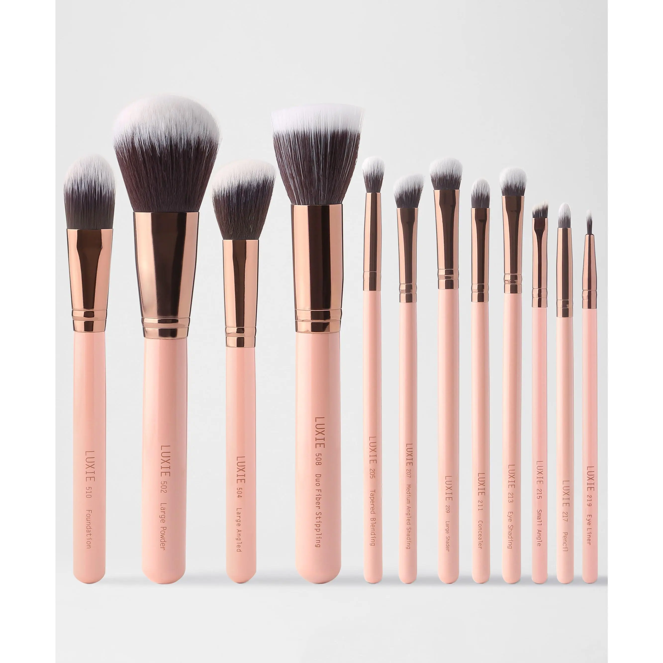 Luxie Signature Rose Gold Brush Set Luxie Signature Rose Gold Brush Set
