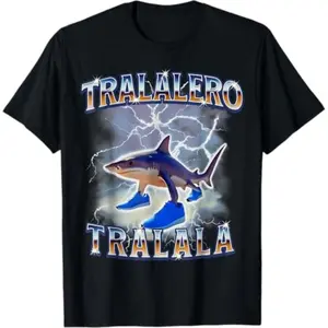 Tralalero Tralala Shark Meme Bootle T-Shirt