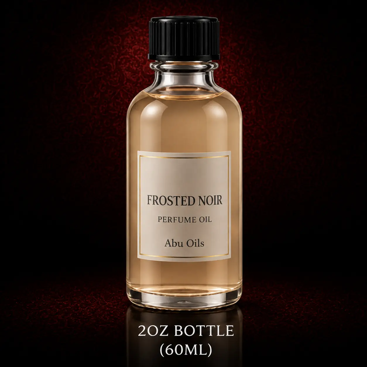 Abu Oils Frosted Noir Perfume Oil – Long-Lasting Unisex Fragrance, 1 oz Roll-On, 1 oz Bottle or 2 oz Bottle