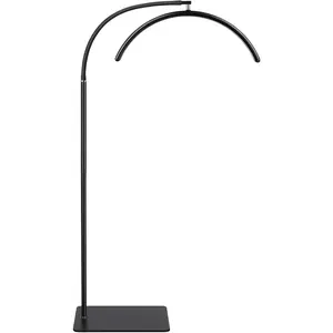 Half Moon LED Floor Light - Professional Shadow-Free Lamp for Lash Techs, Estheticians & Tattoo Artists| Dimmable for Eyelash Extensions, Nail Art, Home & Office