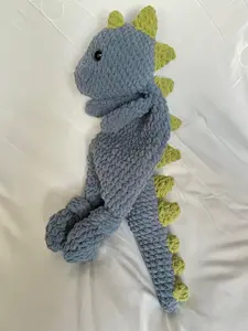 Unstuffed Crochet Dino Lovey