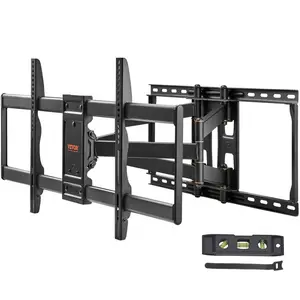 TV Wall Mount Fits for 37-90 in Full Motion TV Mount Monitor Swivel Tilt Horizontal Adjustment Bracket Holds 165 lbs.
