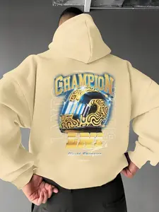 Mclaren F1 Team Lando Norris World Champion Unisex Hoodie, Casual Loose-Fitting F1 Racing T-Shirt, F1 Fan Gift, Random Print