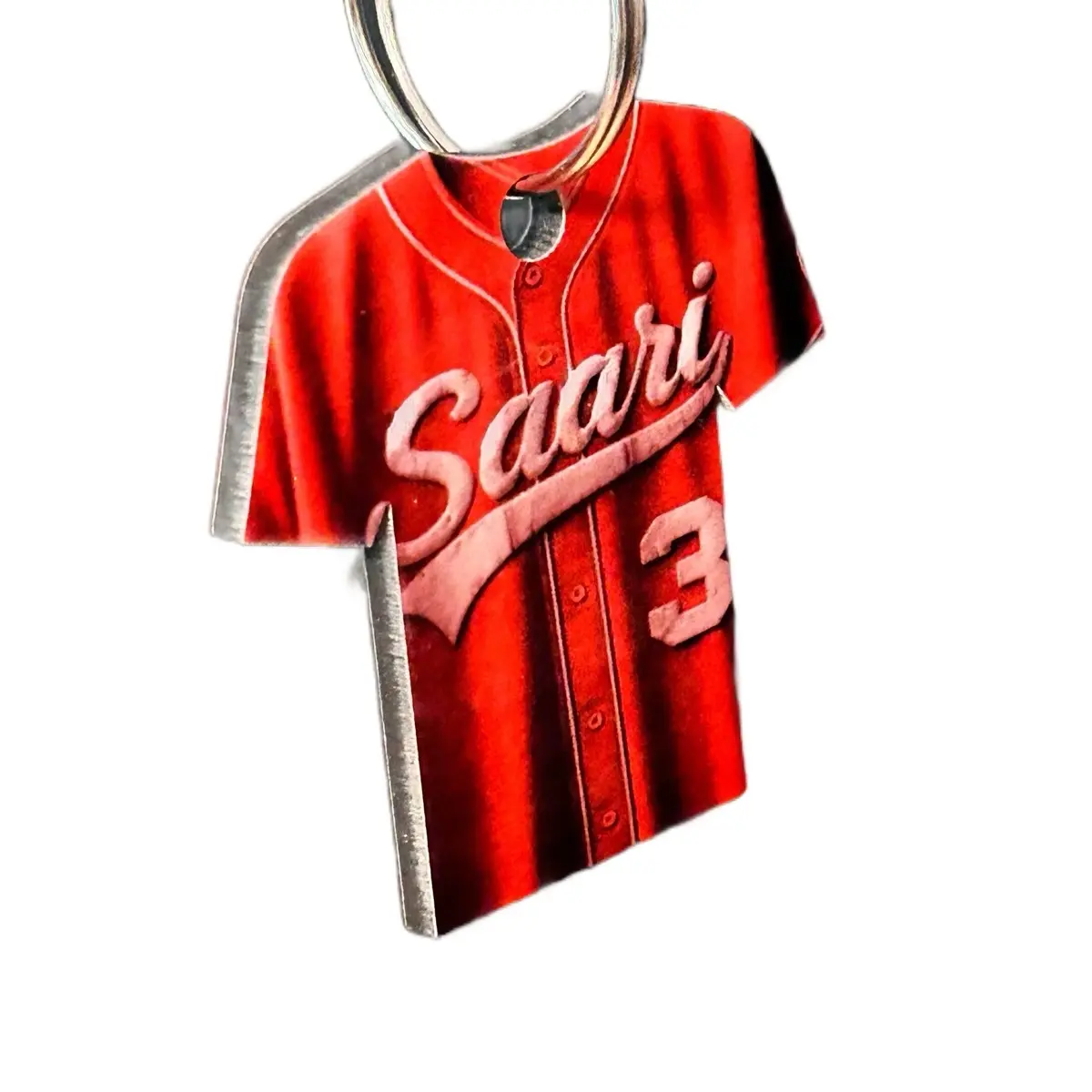 Custom jersey/sport keychain. Double sided. Sublimation. Personalized gift.