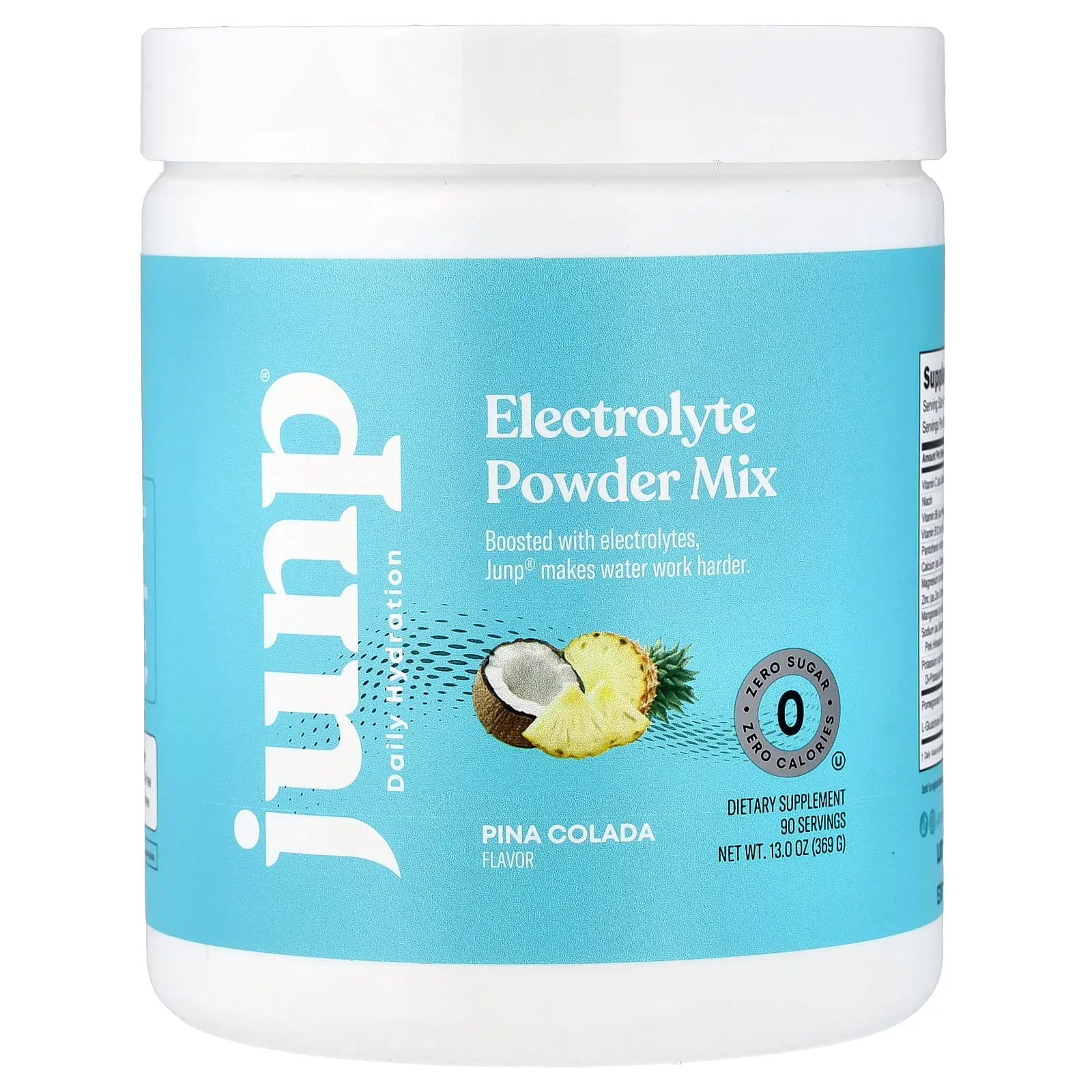 JUNP Hydration Electrolyte Powder Mix, Pina Colada, 13 oz (369 g) JUNP Hydration Electrolyte Powder Mix, Pina Colada, 13 oz (369 g)
