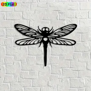 1pc Dragonfly Metal Wall Art,Dragonfly Statue Mural, Ideal Gift for New Year, Easter, Weather-Resistant Metal Wall Decor Wall Sculptures, Perfect for Garden Fence & Living Room Wall Insect Decor Enthusiasts