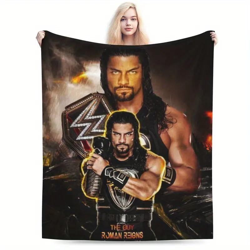 Roman Empire Themed Cozy Flannel Blanket Throw - Soft, Lightweight All-Season Bedding, Ideal for Bed Use, Perfect Gift for Home Decor Enthusiasts, Cozy Blanket Throw