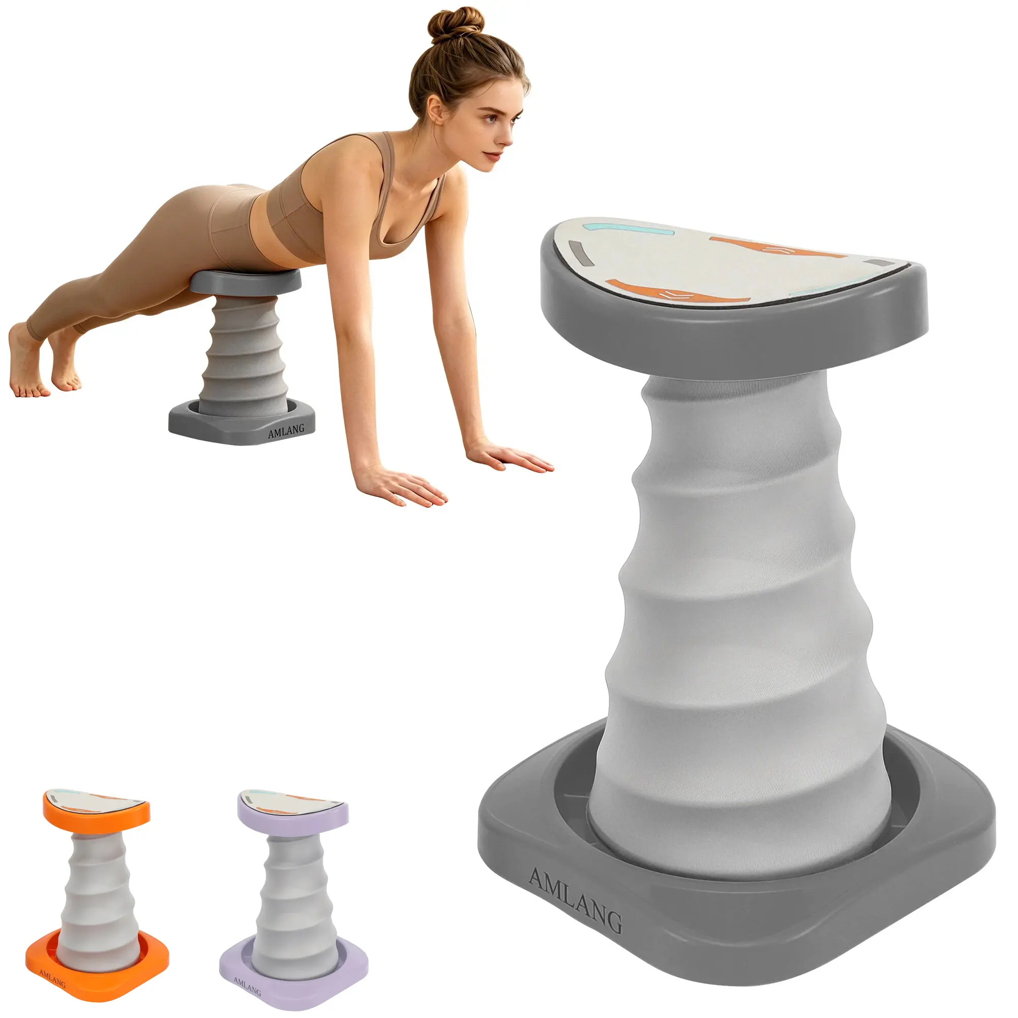 Push Up Trainer for Beginners, Push Up Assist Device with Core Support Assistance, Reduces Body Weight Load, Push Up Helper for Home Chest Workout, Upper Body Strength Training Equipment