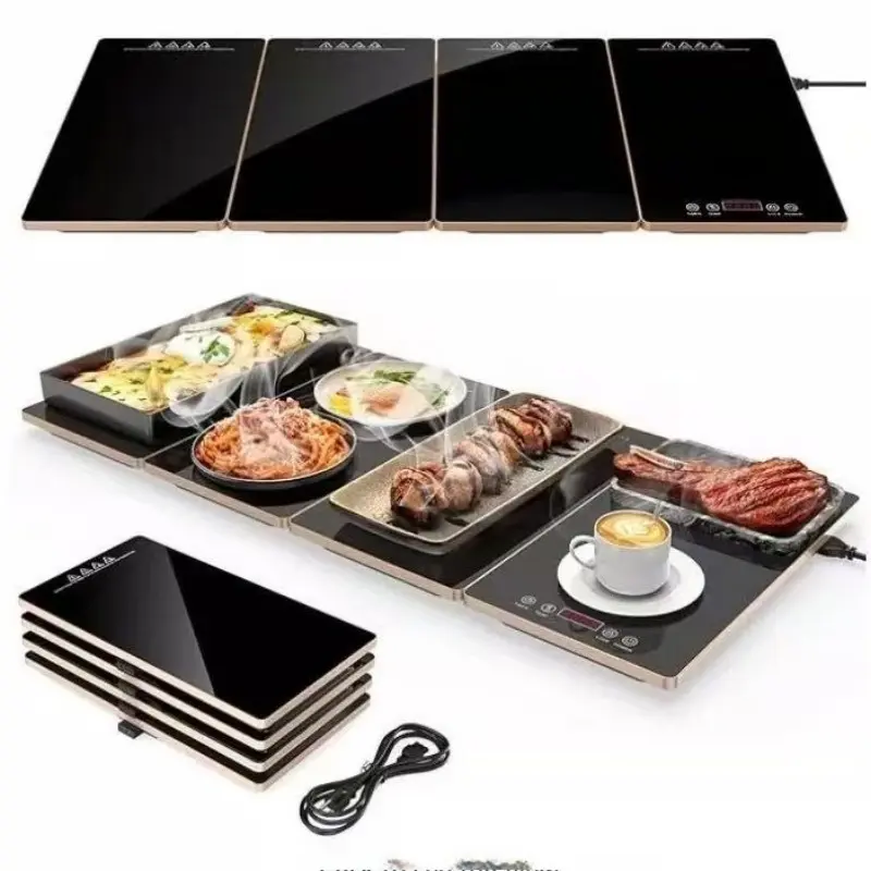 Splicing vegetable heating board, splicing heating board, hot cutting board, convenient storage of thermal insulation board