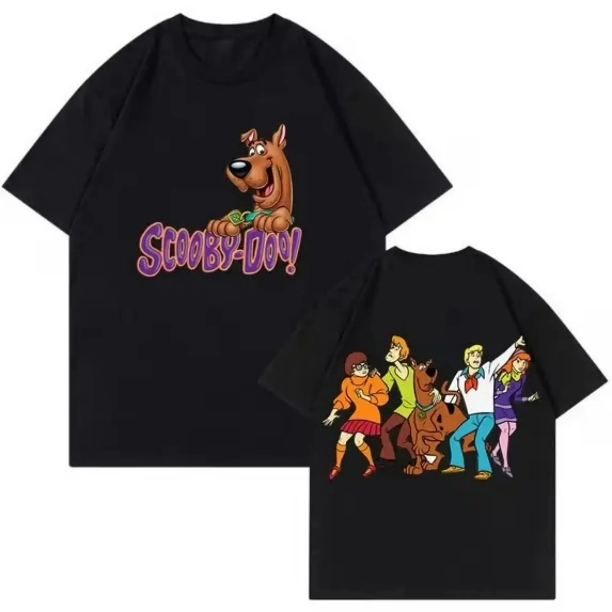 Men's Scooby-Doo Graphic Hoodie Cartoon Print Long Sleeve Casual Pullover Top Streetwear Clothing for Birthday New Year Gifts