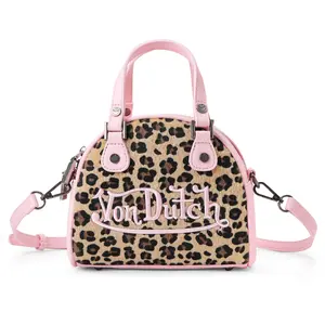 Pink Leopard Bowling Bag