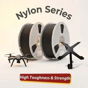 SUNLU PA-CF/GF (Nylon) Ultra-Strong Filament  - Carbon/Glass Fiber Reinforced for Aerospace Frames, Durable Outdoor Gear & Precision Engineering