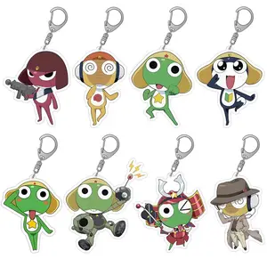 Keroro Gunso character Natsumi Hinata Angol Mois Dark Keroro Tamama Dororo Kururu Pururu Anime frog Toy GK Acrylic keychain gift