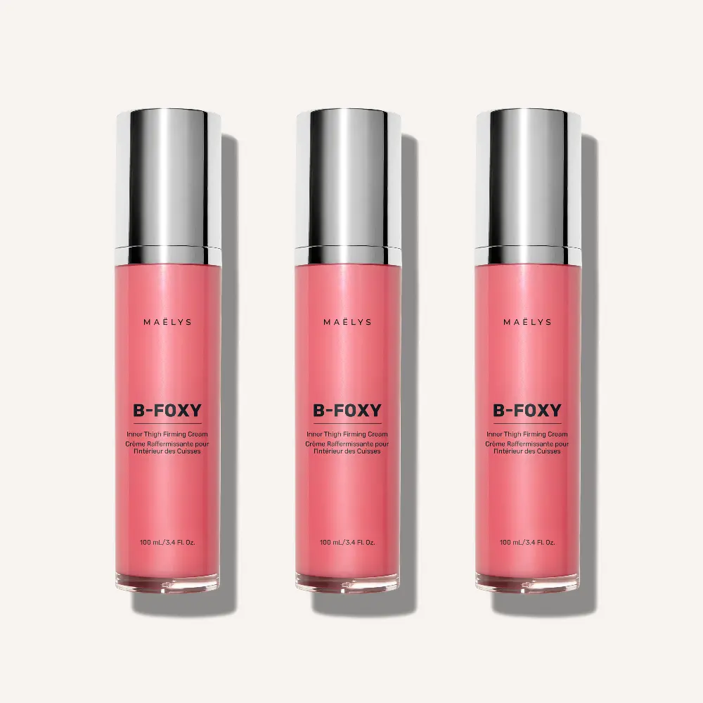 MAËLYS B-FOXY Clinically Proven Inner Thigh Firming Cream x 3 | Save $27 | Firm the Appearance of Thighs and Saggy Skin