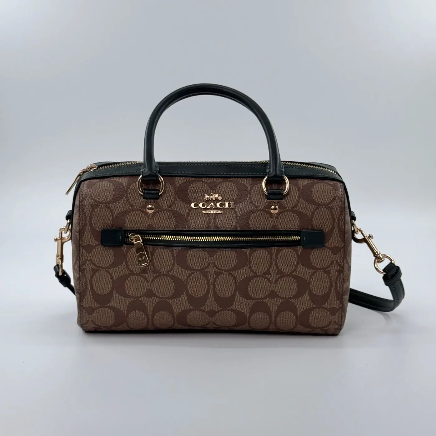 Pre-owned coach canvas Crossbody bags Rowan Satchel #5579178165883149
