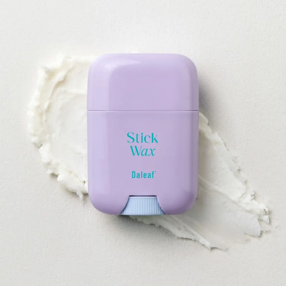 [DALEAF Official]DALEAF Glam Stick Hair Wax 0.56 fl oz | Flyaway Tamer & Edge Control Stick for Sleek Styling | Non-Greasy, Strong Hold Finishing Wax for All Hair Types, Portable