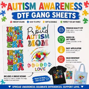 Autism Dtf Gang Sheets / ready to press