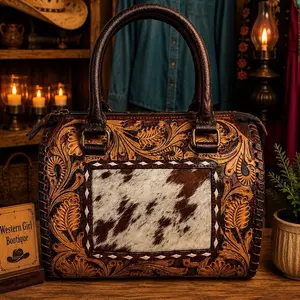 Tolled Leather and Cowhide Medium Speedy