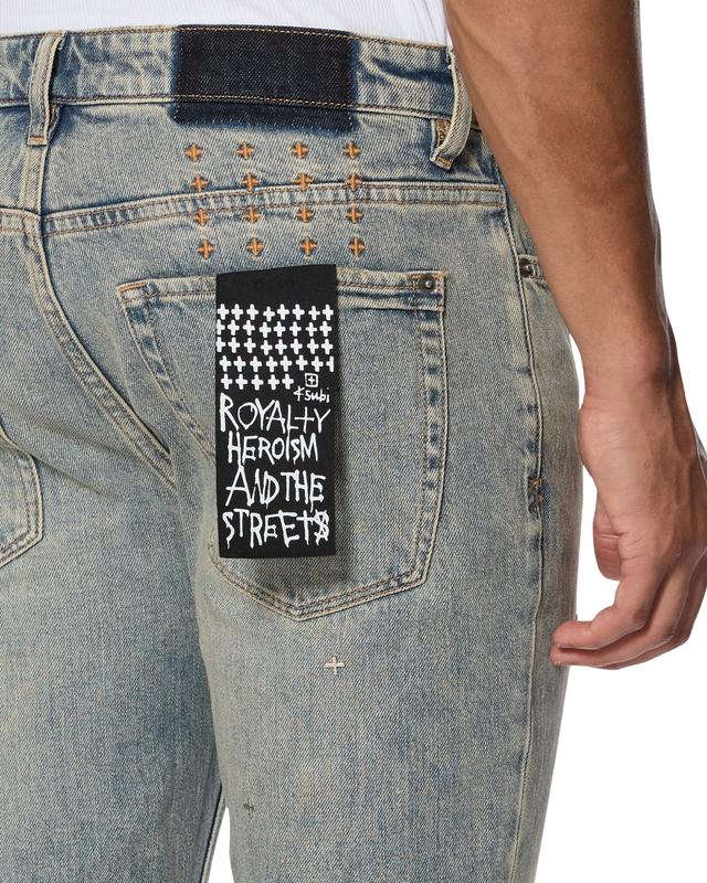 KSUBI VAN WINKLE STAGELIGHT METALIK JEANS