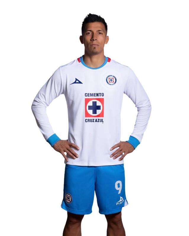 Cruz Azul Away Goalkeeper Kit Fan Edition Adult Long-Sleeve Breathable Quick-Dry Soccer Jersey LIGA MX 2024-25