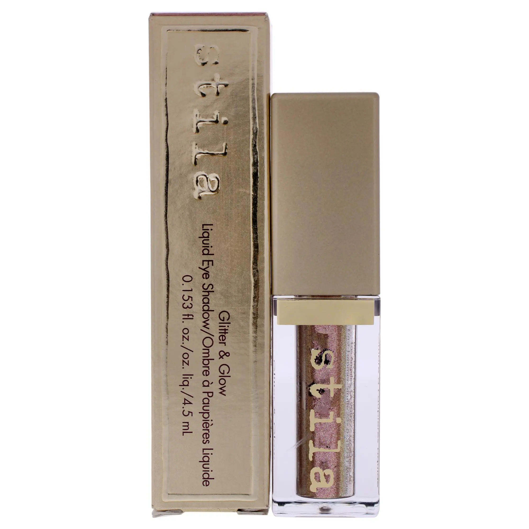 Women's Glitter and Glow Shimmer Effect Liquid Eyeshadow - Wanderlust by Stila, Glamorous Makeup, 0.153oz, Single