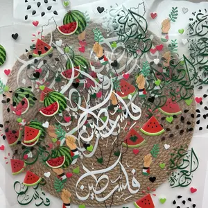 Palestine 16oz UV DTF Wraps Bundle of 5 - Professional Quality Design