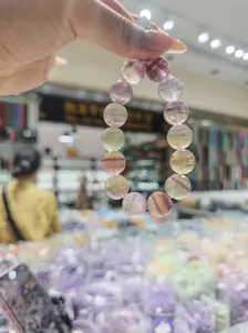 Taotao(11308)gc.Candy fluorite large diameter bracelet