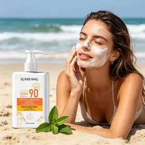 Matte Sunscreen Foundation, High SPF, UV, Facial, Daily, Moisturizing, Non-Comedogenic, Waterproof, Breathable, Lightweight, Perfect for Holidays