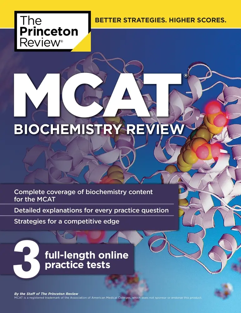 USED Book - MCAT Biochemistry Review by The Princeton Review (Paperback) - english