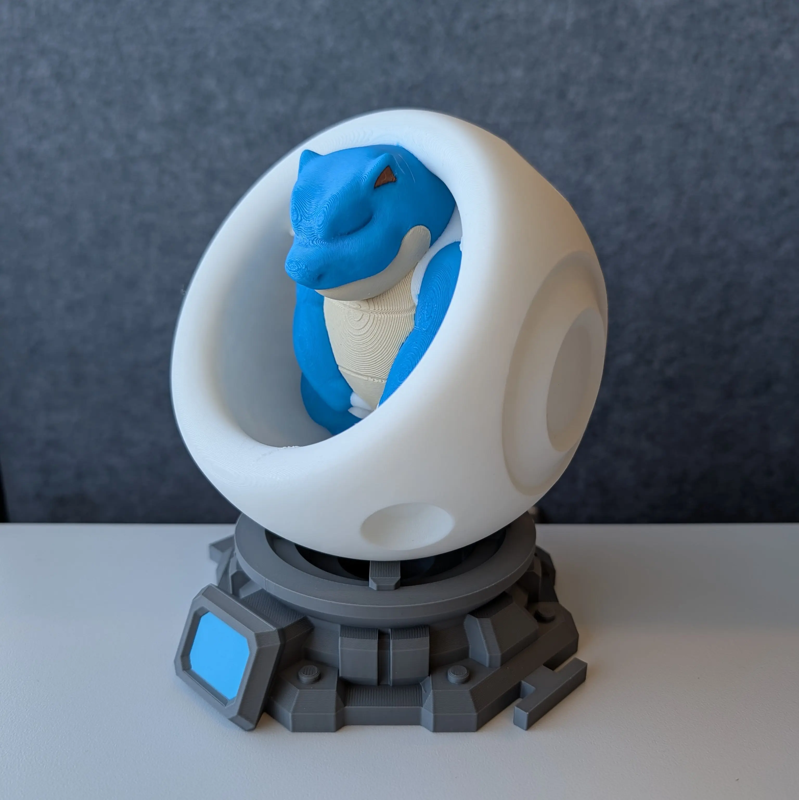 3D Printed | Blastoise in the Healing Pod | Print to Order