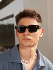 Unisex Fashion Classic Square Glasses, Casual Daily Wear, Driving Accessories, Leopard Pattern, Plastic Frame, All Seasons