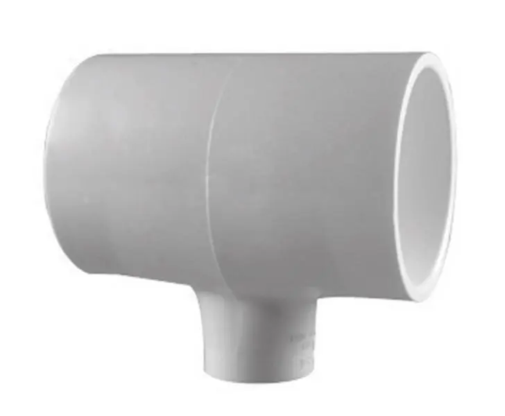 212 MAIN Schedule 40 Plumbing 90-Degree PVC Reducing Tee with Slip Sockets, 1in x 1in x 0.75in Size, 2.5in W, 60°C, Charlotte Pipe & Foundry PVC024004450 Model, Conforms to NSF Standard 61, for Sailing Water Sports Water Systems, ASTM D-2466