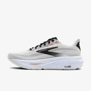 Brooks Women’s Ghost 17 White Black Rose Gold Wide